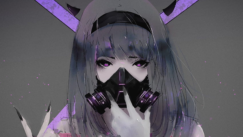 Anime, Girl, Gas Mask, , - Anime Girls With Masks - & Background , Anime Boy with Gas Mask fondo de pantalla