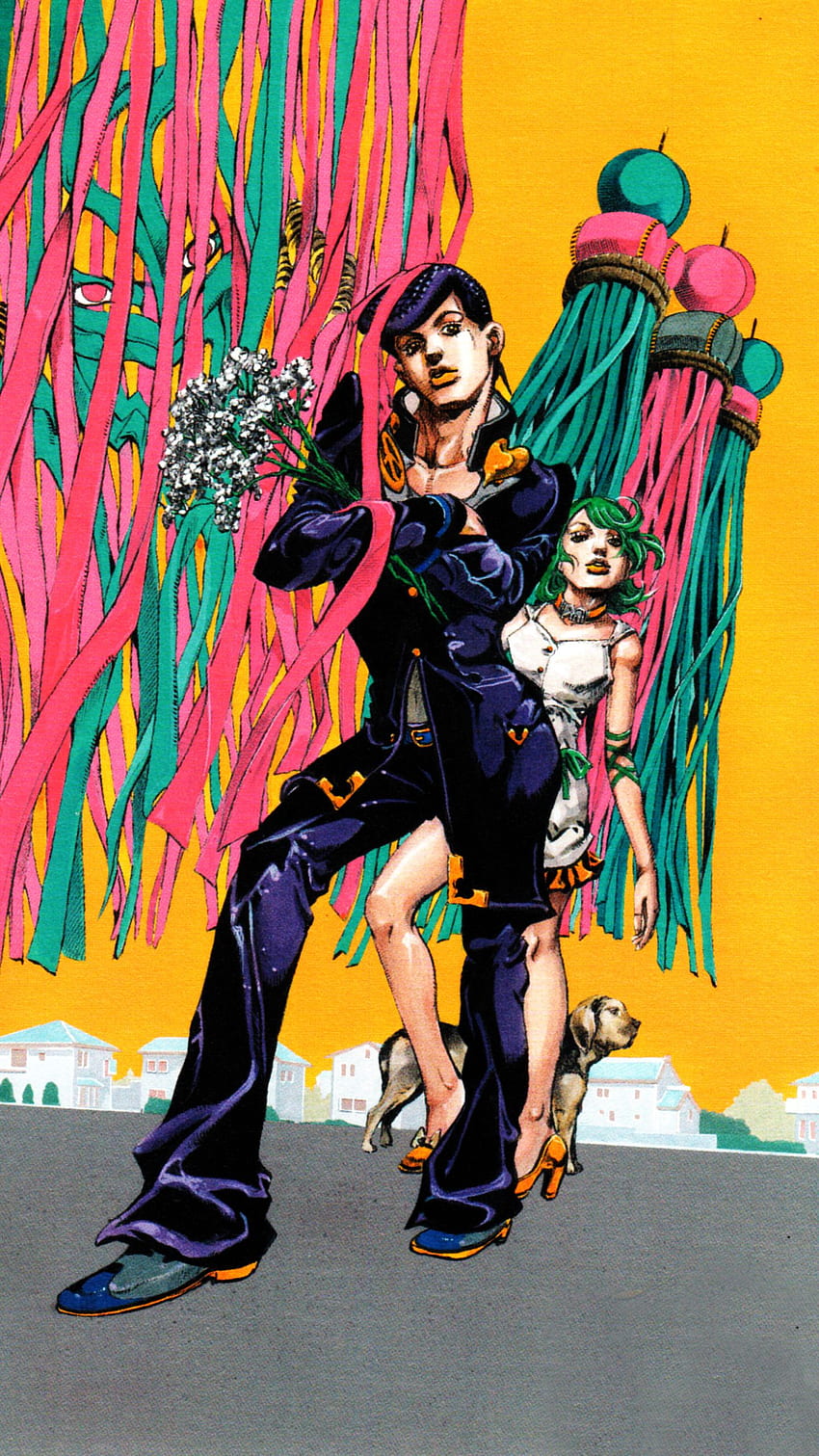 Hirohiko Araki, Jojo Art Sfondo del telefono HD