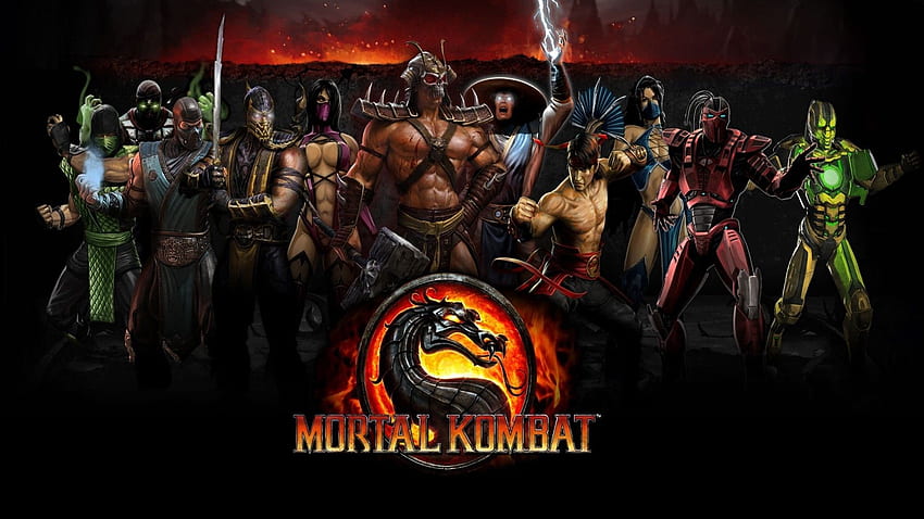 Mortal Kombat, Scorpion (karakter), Sub Zero, Raiden, Sektor, Ermac, Reptil (Mortal Kombat), Shao Kahn, Kitana, Cyrax, Liu Kang, Mileena / dan Mobile Background Wallpaper HD