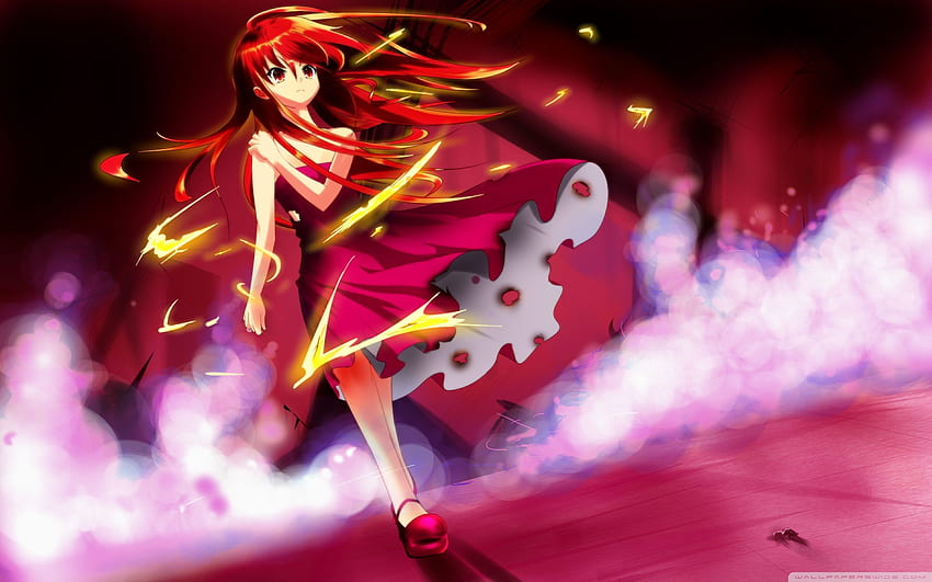 Anime Magic Girl Ultra พื้นหลังสำหรับ Anime Wizard วอลล์เปเปอร์ HD