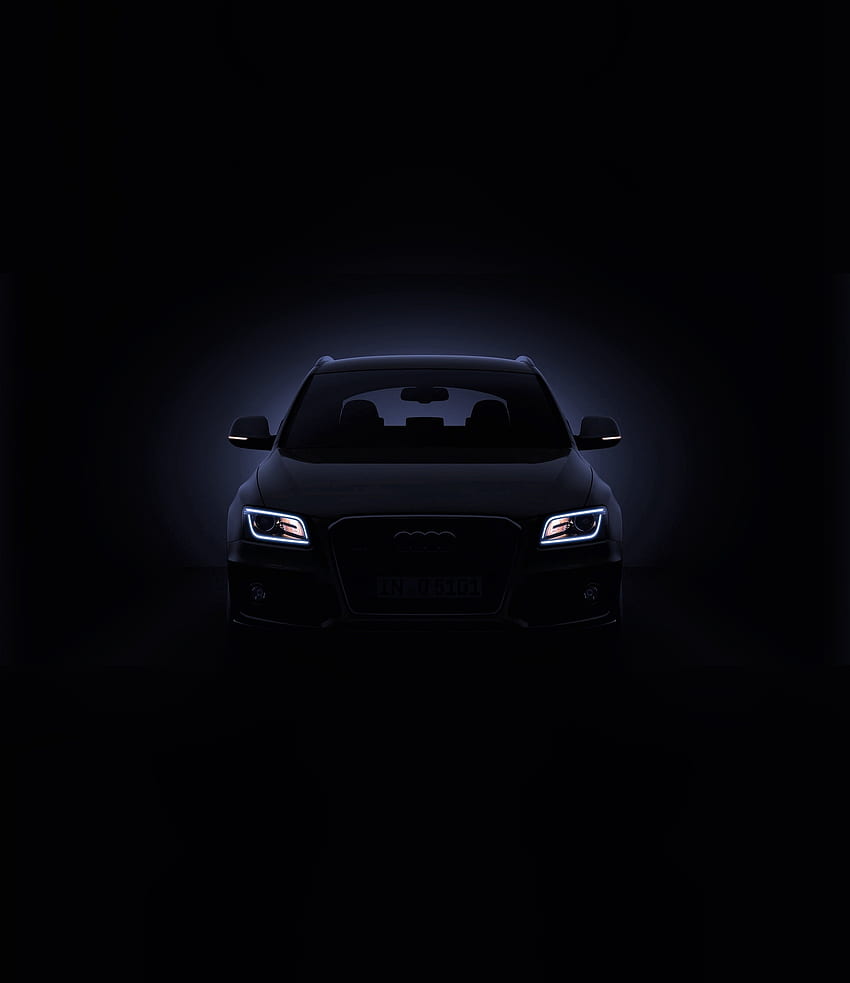 Audi Q5, headlights, portrait HD phone wallpaper