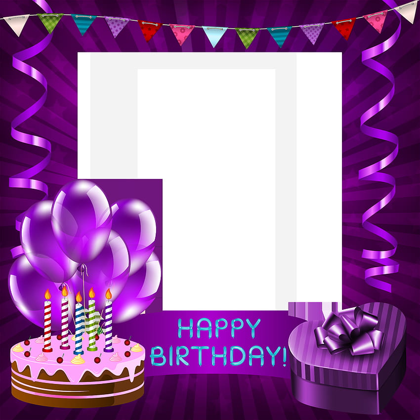 Happy Birtay Purple Transparent PNG HD phone wallpaper | Pxfuel