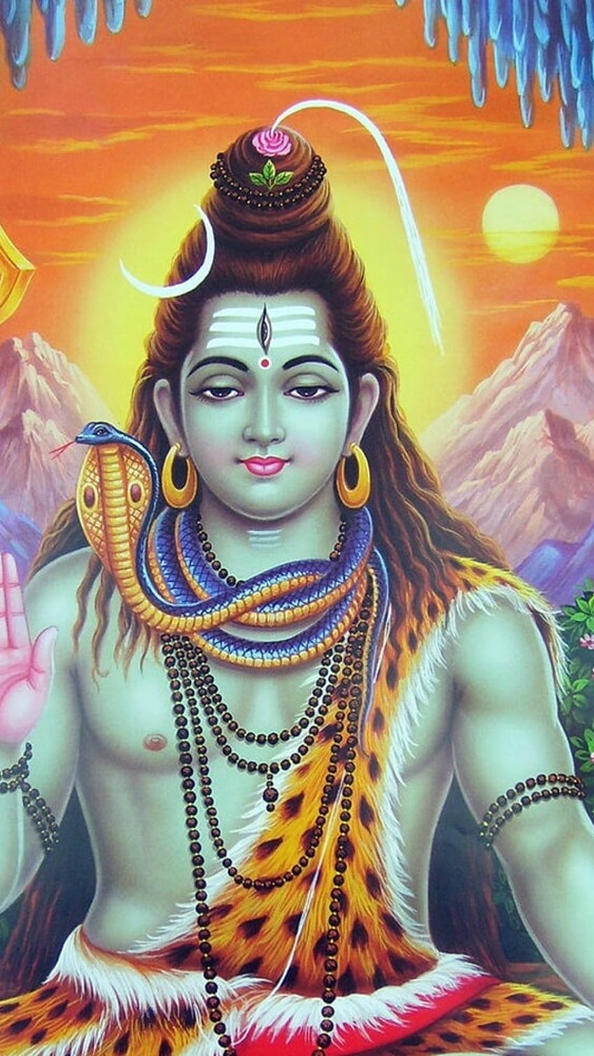 Lord Shiva Live, Sunset Background, Lord Shiva HD phone wallpaper ...