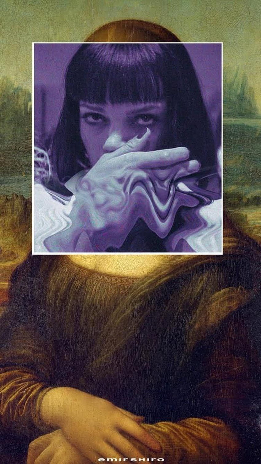 9:16 - Edición del artista francés Emir Shiro Mona Wallace, Pulp Fiction Phone fondo de pantalla del teléfono