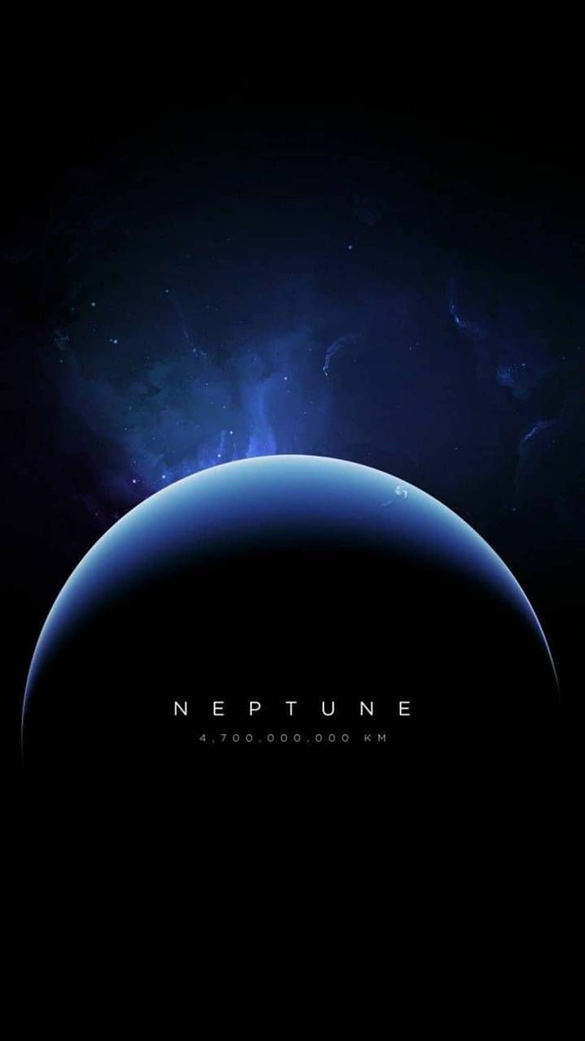 Neptun iPhone, planeta Neptuna Tapeta na telefon HD