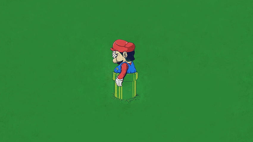 Facepalm Gordo Divertidos Juegos Verde Broma Mario Rpg fondo de pantalla