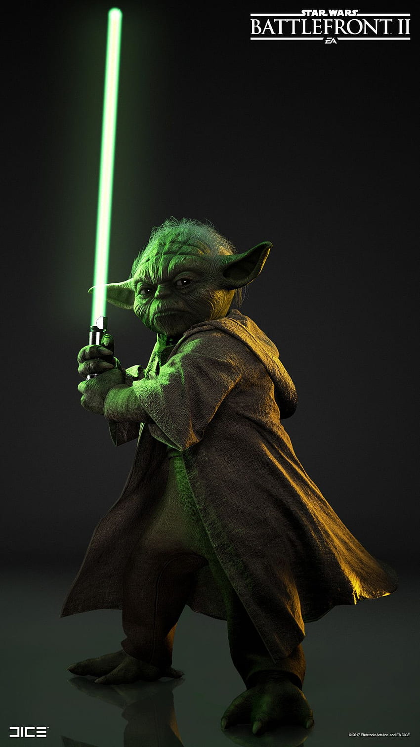ArtStation - Star Wars Battlefront II - Yoda, Sanna Nivhede, Master Yoda HD phone wallpaper