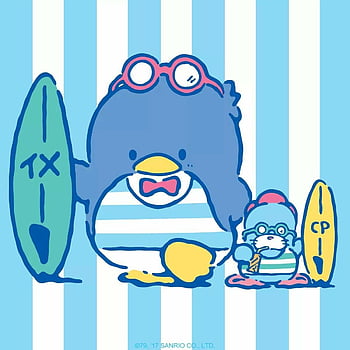 Tuxedosam always looks spiffy, even in his shades and surf attire ...