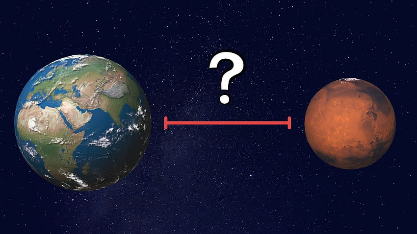 Entfernung zum Mars: Wie weit entfernt ist der Rote Planet?, Erde und Mars HD-Hintergrundbild