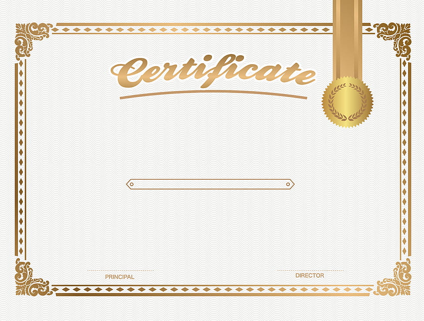 Plantilla de certificado blanco PNG fondo de pantalla