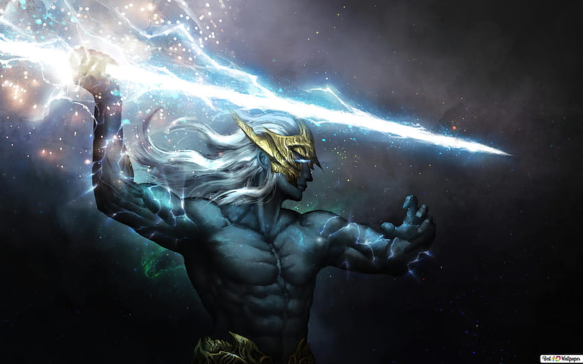 Lightning God 'Zeus' - Dota 2 (Video Game) - Games , Zeus Dota HD wallpaper