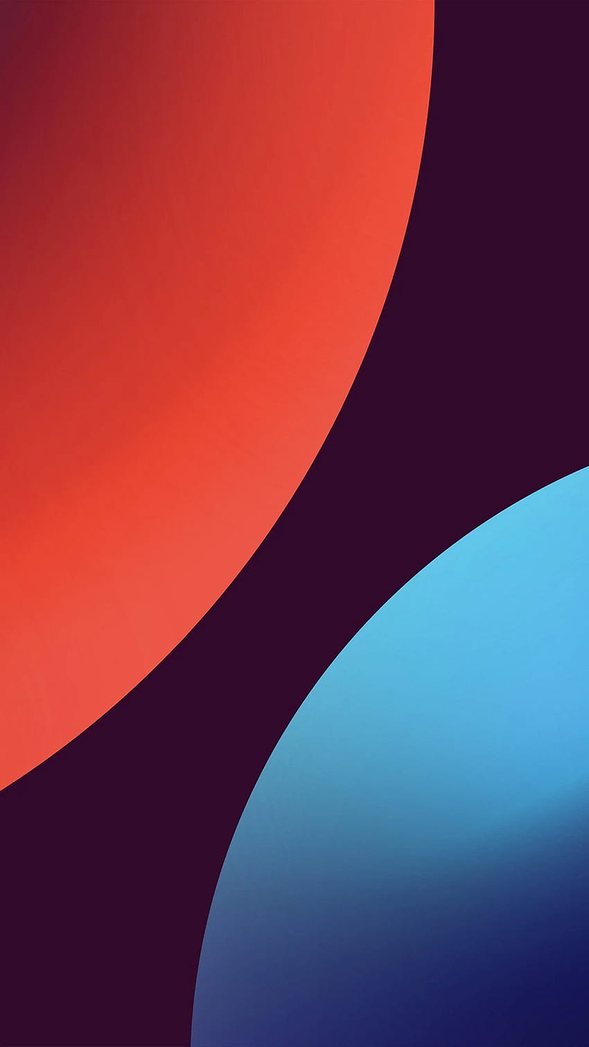iPhone 6. cerchio minimo arancione blu arte illustrazione, arancione minimo Sfondo del telefono HD
