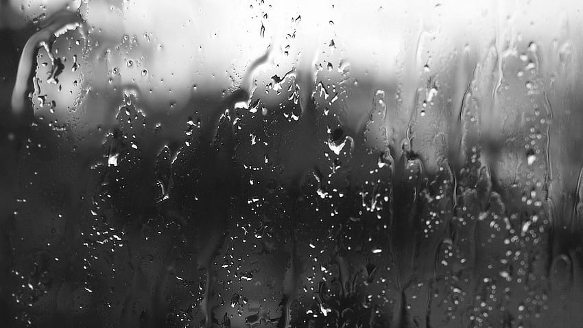 Regen auf Glas PC und Mac, Regentropfen auf Glas HD-Hintergrundbild