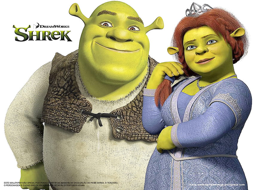 Shrek - Wyjaśnij źle fabułę filmu Shrek, Shrek Fiona Tapeta HD