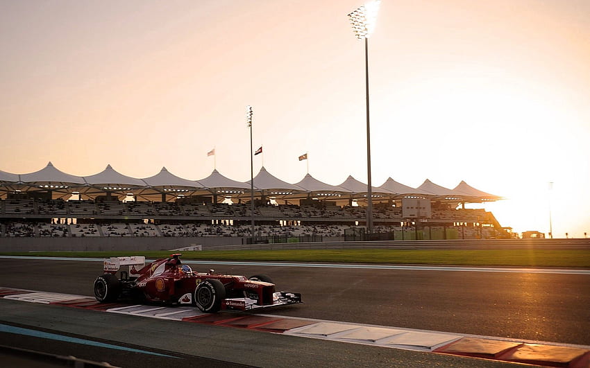 Sports, Races, Ferrari, Field HD wallpaper