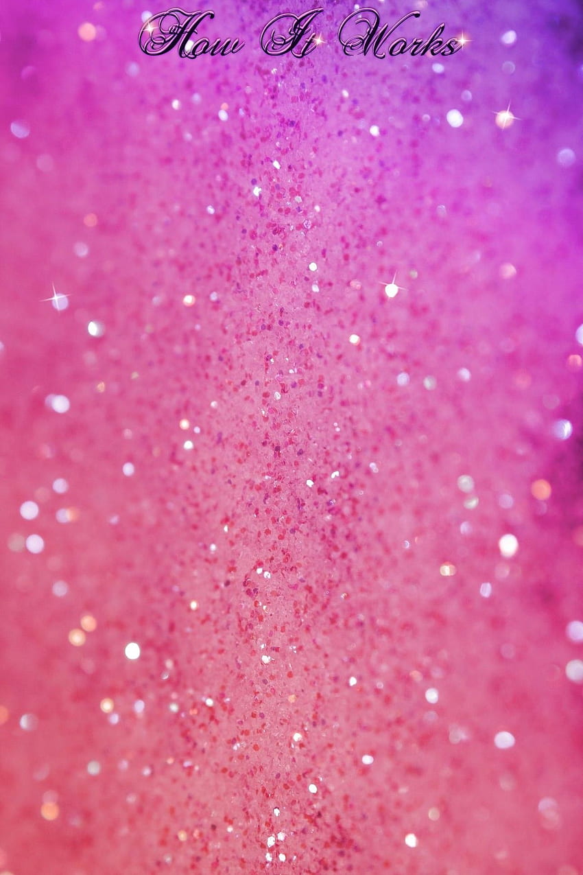 Light Pink Glitter iPhone Wallpaper
