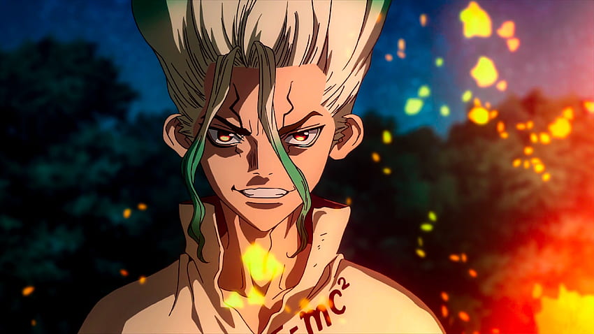 Dr. Piedra Senku Ishigami fondo de pantalla