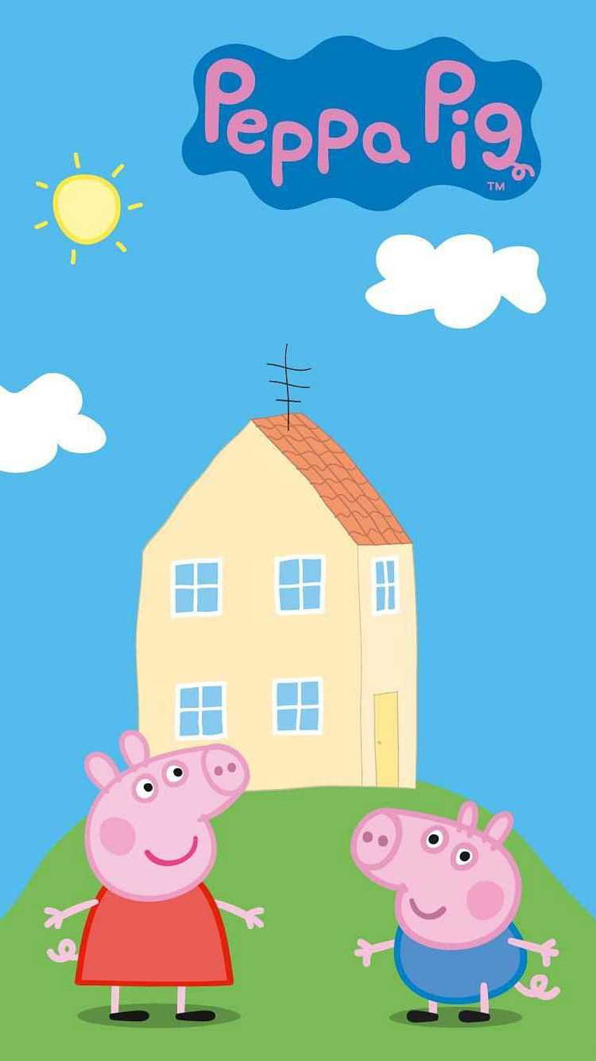 Peppa Pig House Wallpapers  Peppa pig wallpaper Pig wallpaper Peppa pig  house
