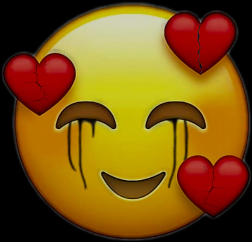 Broken Heart Emoji Aesthetic (Page 1) HD wallpaper