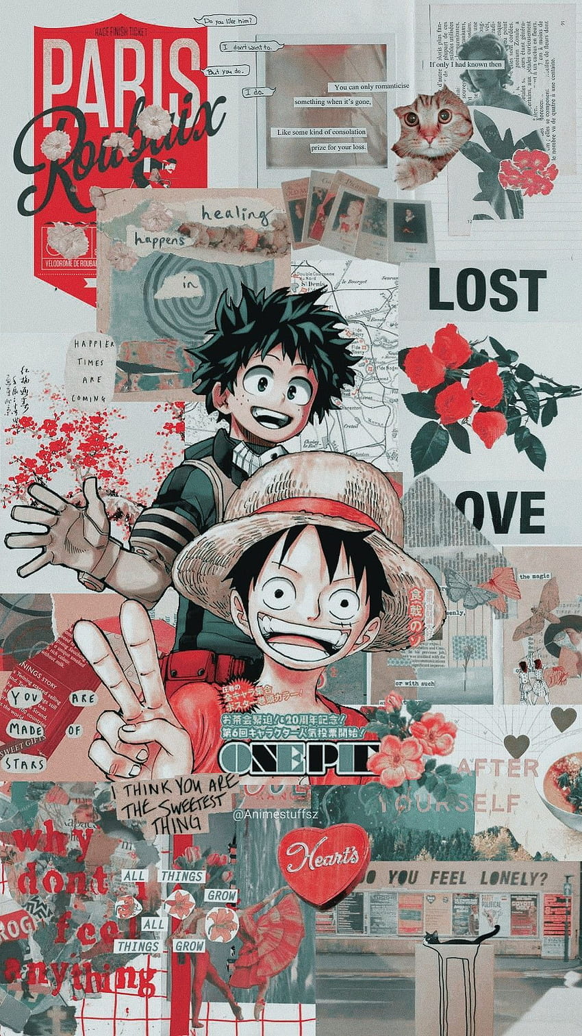 Deku e Luffy.. BNHA e One Piece. One piece iphone, Anime iphone, Anime ...