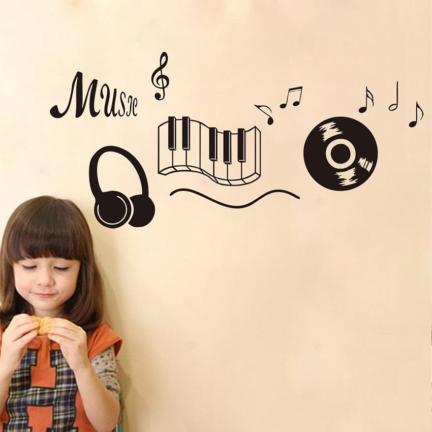 DIY Music Notes Decorative Vinyl Wall Stickers Kids Rooms Poster Murals Ceiling Sticker. adesivos de parede de vinil. adesivo de paredeadesivos de teto - AliExpress, Music Poster Papel de parede de celular HD