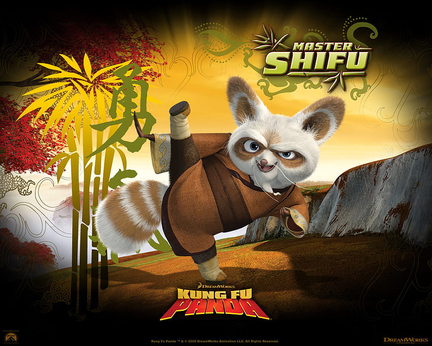 Meister Shifu - Kung Fu Panda HD-Hintergrundbild