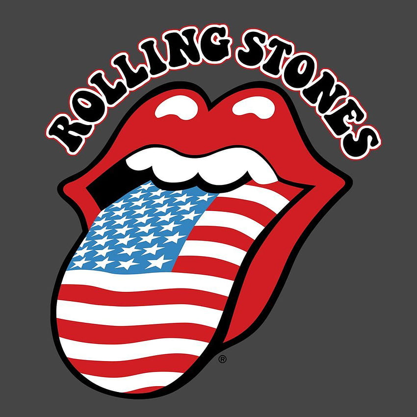 Logo batu bergulir untuk cangkir bir. Penggemar musik rock, The Rolling Stones Band wallpaper ponsel HD
