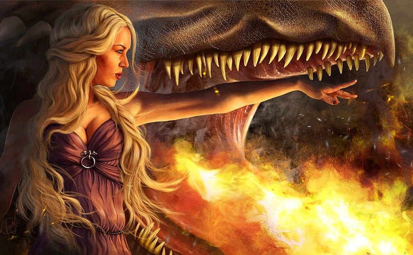 Daenerys Targaryen - The Queen of Dragons, programa de tv, uma canção de gelo e fogo, incrível, maravilhoso, legal, fantástico, adorável, game of thrones, daenerys targaryen, mulher, essos, séries de tv, fantasia, bonita, show, fogo , skyphoenixx1, a rainha dos dragões, ótimo, chamas, george r r martin, , westeros, excelente, inferno, medieval, incrível, maravilhoso, deslumbrante, entretenimento, lindo, super papel de parede HD