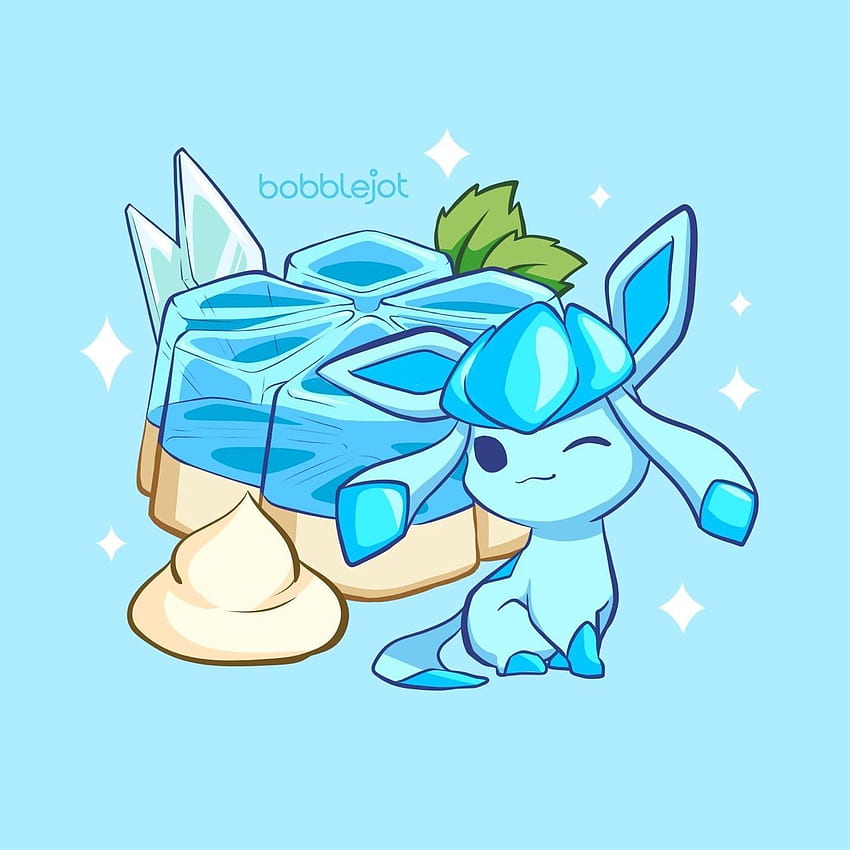 Glaceon Blue Pea Jelly. Cute pokemon , Cute pokemon , Pokemon ...