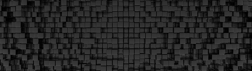 Ciemny podwójny ekran, czarno-biały podwójny monitor Tapeta HD