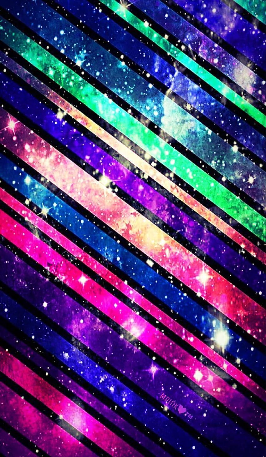 Rainbow glitters - Wallpaper