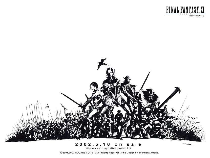 Final Fantasy XI - Elvaan, Galka, Hume, TaruTaru, Mithra, FFXI HD wallpaper