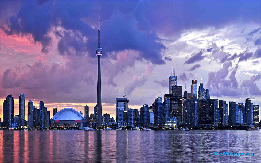 Toronto - Toronto Skyline Background -, Torento HD wallpaper