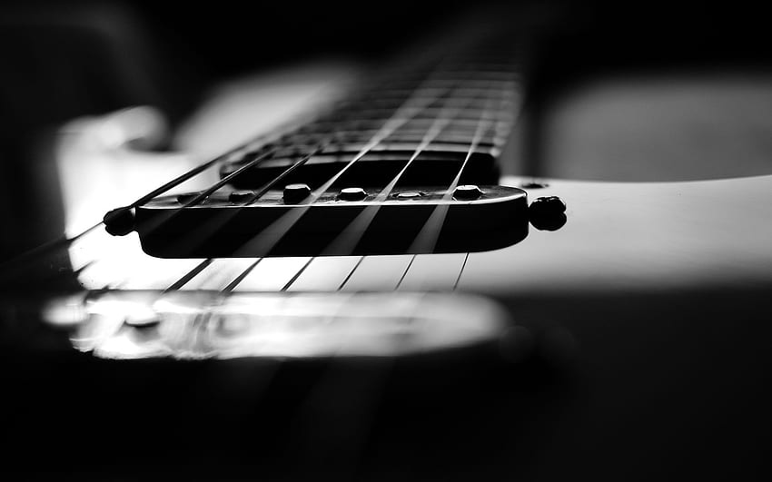 Black And White Guitar, Black And White Guitar png , ClipArts on ...