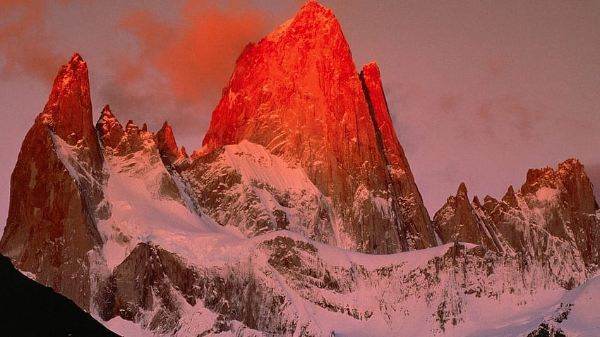patagonia argentina mountain rock top eveni . Find HD wallpaper