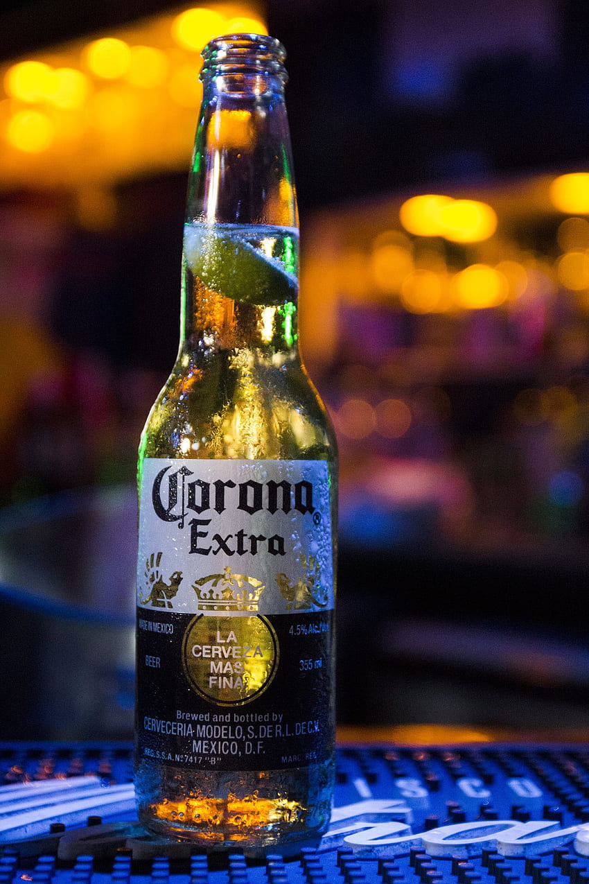 Corona-Extra. Bier, Biergraphik, Bier HD-Handy-Hintergrundbild
