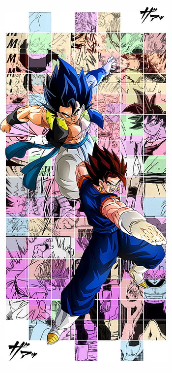 Ultimate Fusions Vegito Blue & Gogeta Blue (Dokkan Battle 5th  Anniversary)/DragonBall Poster A4