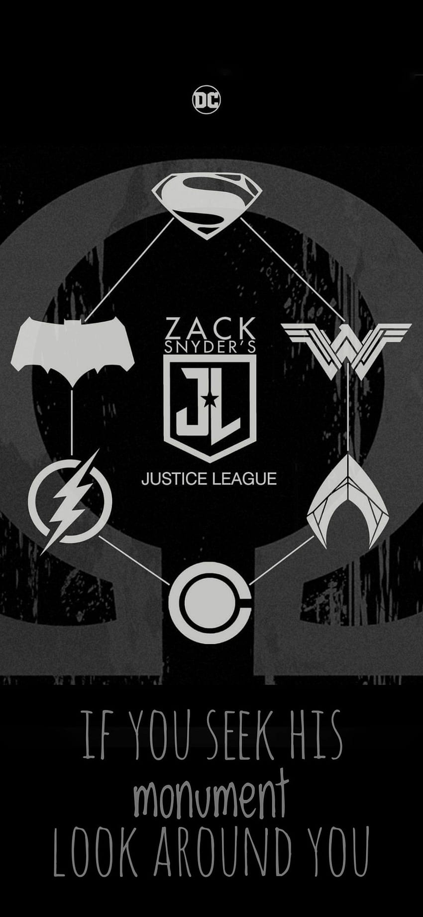 FANART: Un teléfono que hice para celebrar el lanzamiento de la Liga de la Justicia de Zack Snyder. : DC_Cinemática fondo de pantalla del teléfono