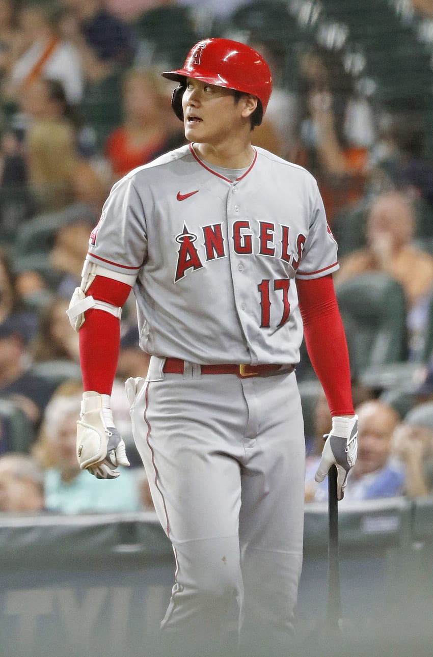 野球: 大谷翔平投手、安打、エンゼルスの敗戦で外野手 HD電話の壁紙