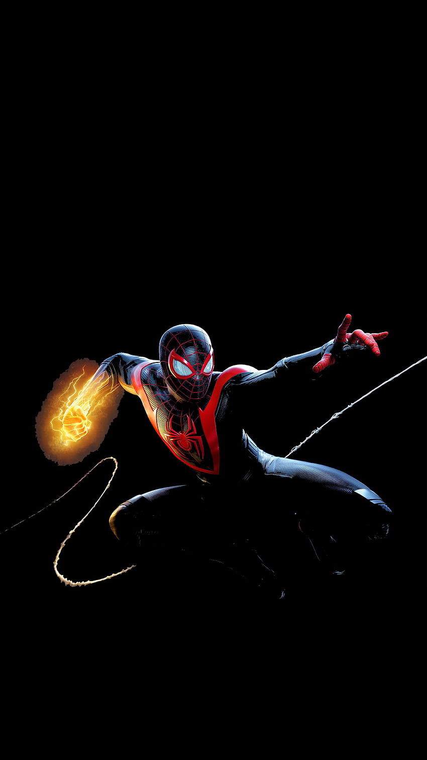 Amoled 76 Miles Morales Spiderman Spiderman Marvel [] For Your , Mobile & Tablet. Explore Spider Man And Miles . Spider Man , Spider Man , Deadpool HD phone wallpaper