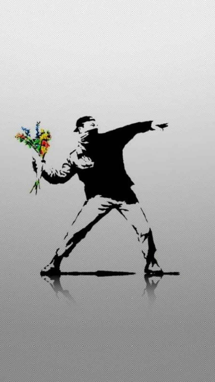 Banksy-Kunst HD-Handy-Hintergrundbild