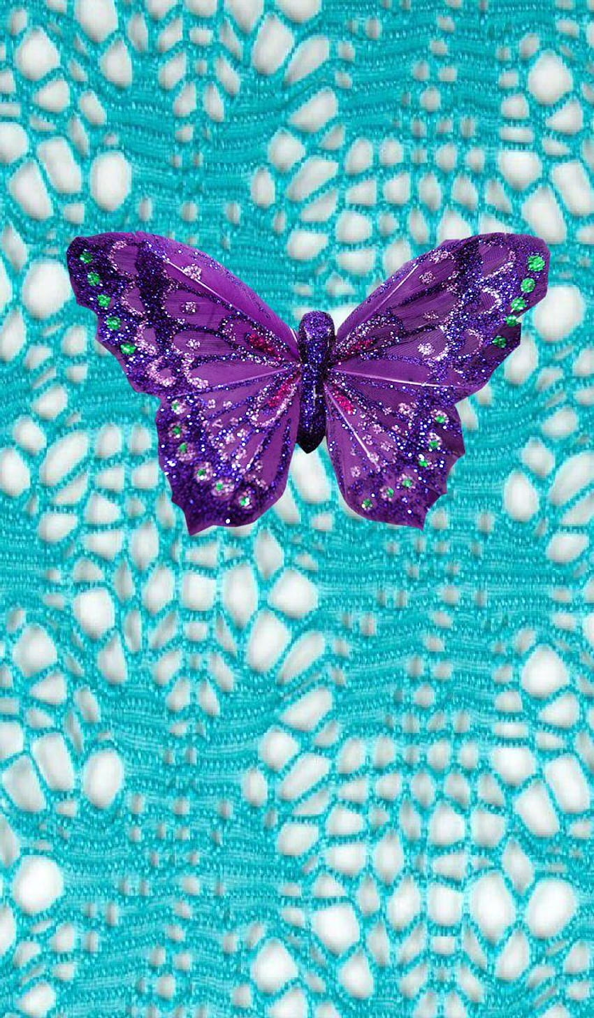 ಌ༺✿*ℒคcε *✿༻ಌ. ❤Lace ಌ༺✿*✿༻ಌ. Butterfly, Purple Teal Butterfly HD phone wallpaper