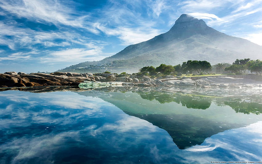 เคปทาวน์ แอฟริกาใต้ หัวสิงโต Windows 10 . ทะเลสาบ, ภูมิทัศน์, ภูเขาทะเลสาบ, ภูมิทัศน์ของแอฟริกาใต้ วอลล์เปเปอร์ HD