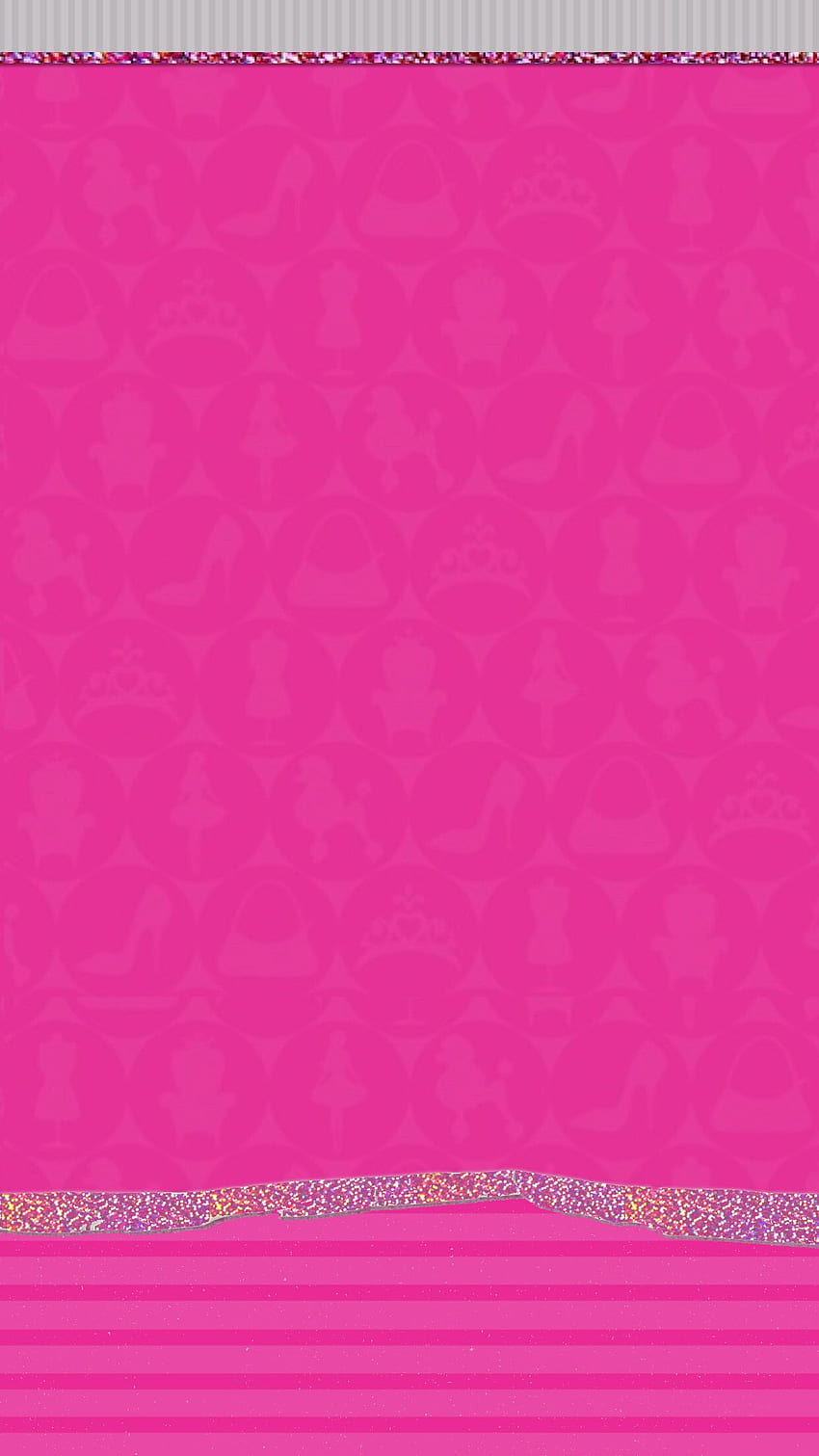 バービー ピンクの背景 HD電話の壁紙