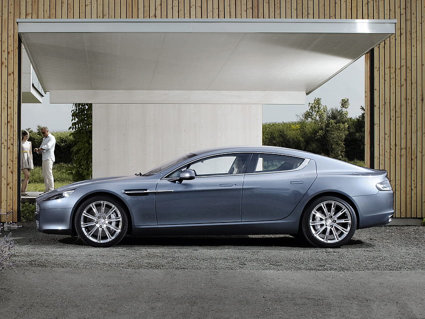 Aston Martin, Cars, Asphalt, Side View, Style, 2009, Rapide HD wallpaper