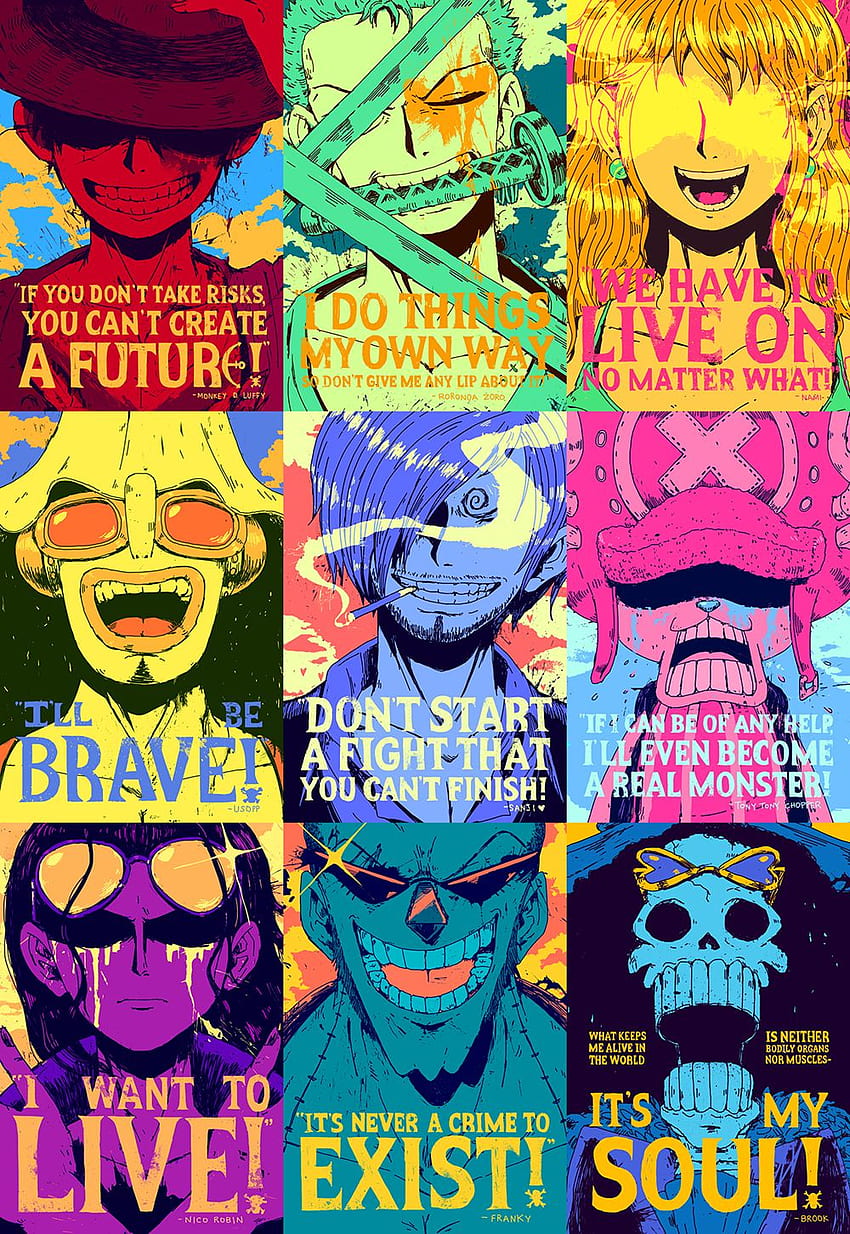 One Piece Quotes HD phone wallpaper