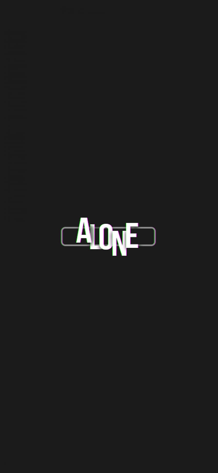 Alone, Text, Design for iPhone HD phone wallpaper
