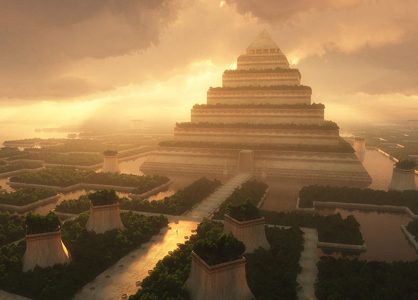 Pyramide, andere, schöne, Architektur HD-Hintergrundbild
