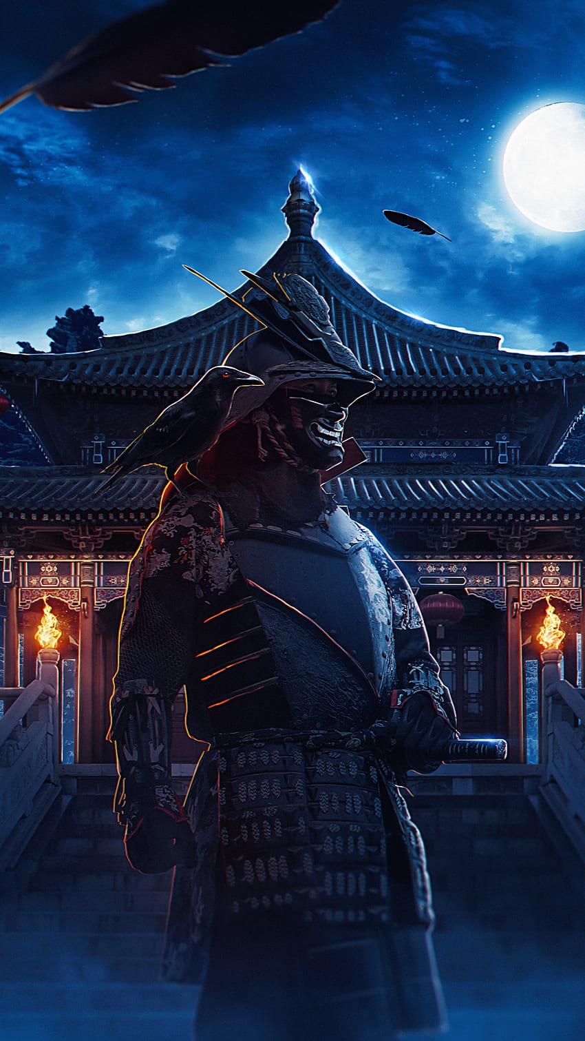 Samuray , Bushido, Savaşçı, Japonya, Orta Çağ, Grafik CGI, Japon Bushido HD telefon duvar kağıdı