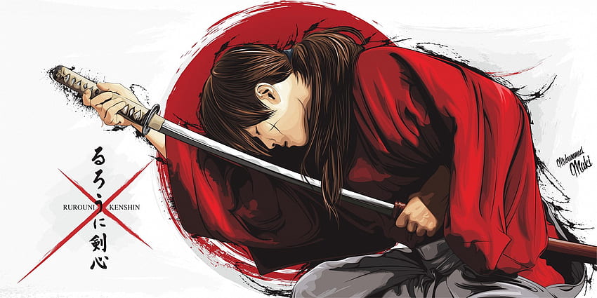Anime Rurouni Kenshin Kenshin Himura K HD duvar kağıdı